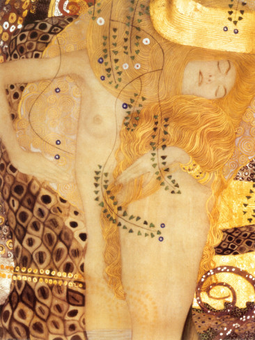 Sea Serpent, c.1907 - Gustav Klimt Paintings